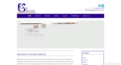 Desktop Screenshot of foilingservices.co.uk