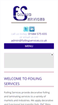 Mobile Screenshot of foilingservices.co.uk